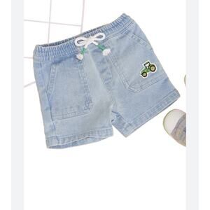 Baby Boy Pantaloons Denim Tractor Shorts , Size 18-24 Months